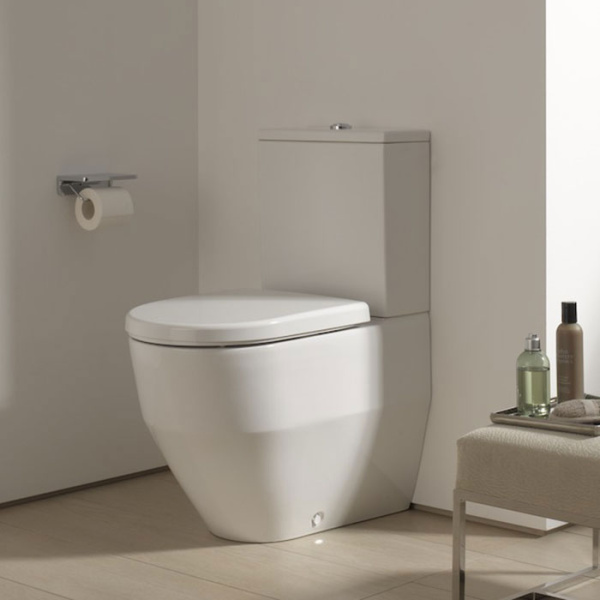 Унитаз компакт Laufen Pro 8.2596.2.000.000.1 безободковый (детальная фотография), напольные