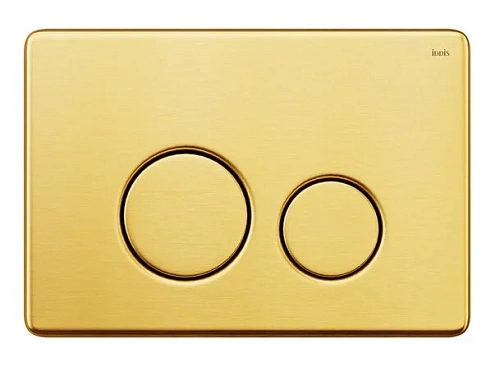 Клавиша смыва IDDIS Unisteel универсальная золото - фото 3