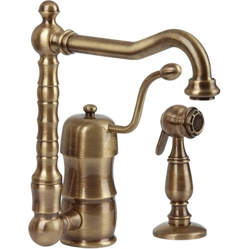 Смеситель для кухни Migliore Queen Nostalgia бронза - фото 2