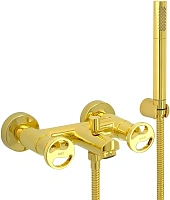 Смеситель для ванны Migliore Reversa золото