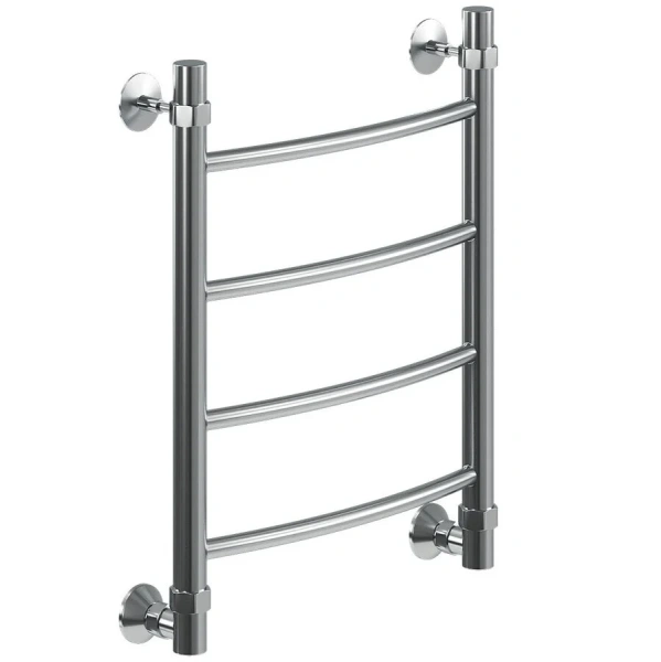 Полотенцесушитель водяной Ника Arc 50x30 см хром ЛД 50/30 (детальная фотография)