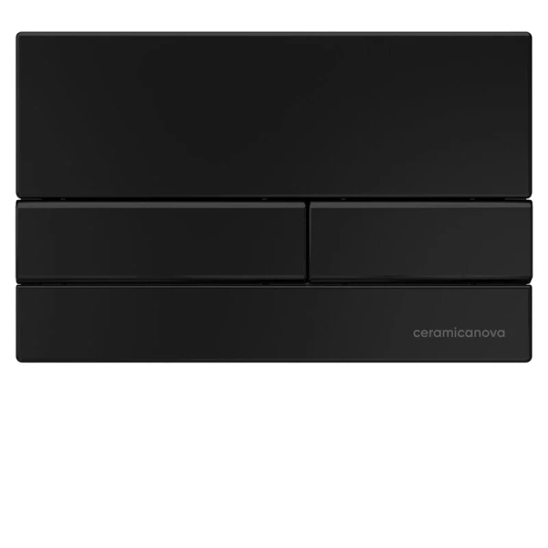 Унитаз с инсталляцией Ceramica Nova Metropol кнопка черная CN4002MB_1002B_1000 (детальная фотография), современные, hi-tech, круглые index_1