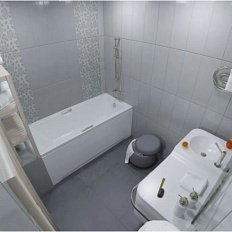 Ванна акриловая Triton Алекса 170х75 см на каркасе