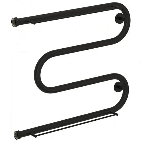 Полотенцесушитель водяной Сунержа М-образный 65x50 см черный матовый - фото 10