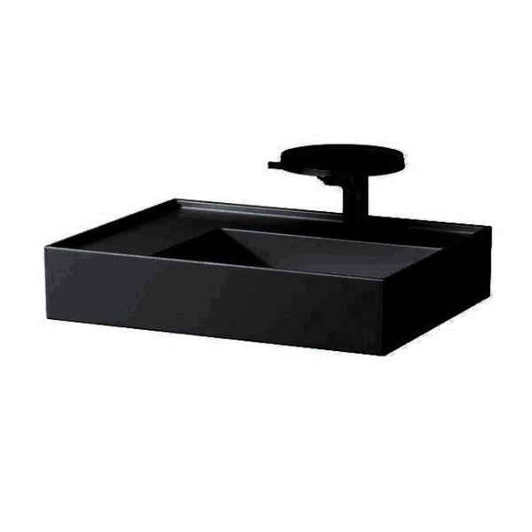 Раковина накладная левая/правая, 1 отверстие под смеситель, Laufen Kartell 8.1033.4/8.1033.5 (детальная фотография), накладные (на столешницу) index_2