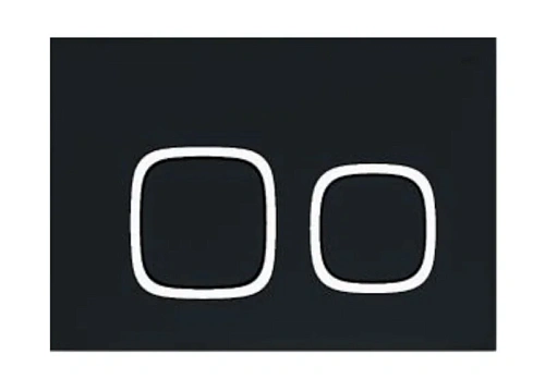 Клавиша смыва IDDIS Unifix черная - фото 2