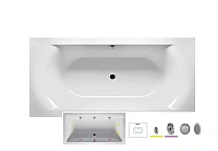 Ванна гидромассажная Riho Lima 190 x 90 см, FLOW2