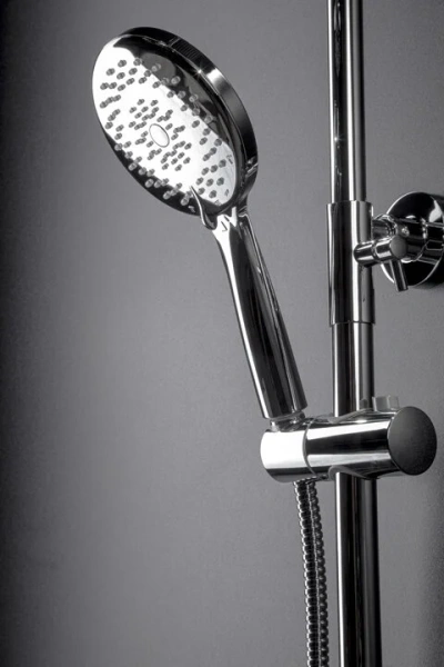 Душевая стойка Boheme Spectre gunmetal 458-Gm (детальная фотография), с изливом