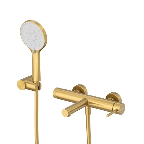 Смеситель для ванны Cezares Relax брашированное золото RELAX-VD-BORO (детальная фотография)