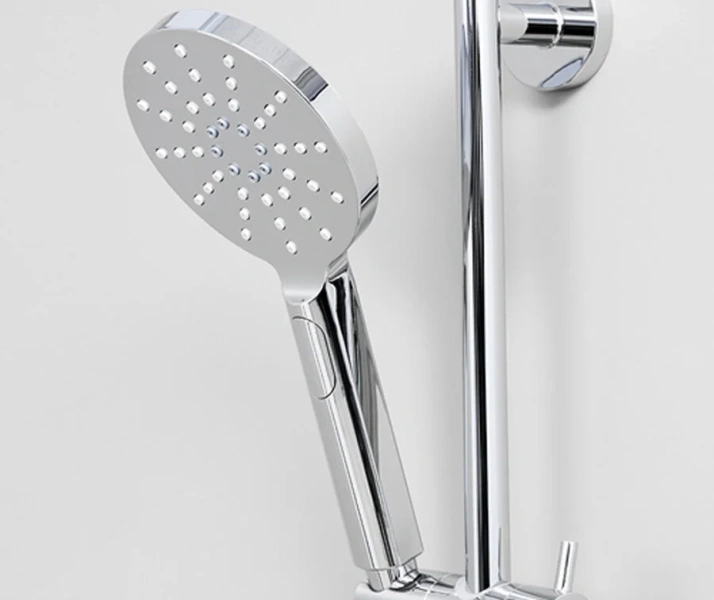 Душевой гарнитур WasserKRAFT хром A144 (детальная фотография), современные, hi-tech