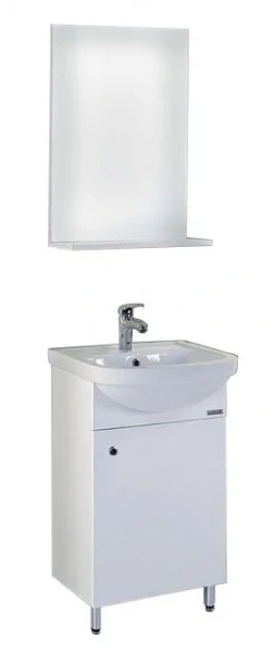 Комплект мебели для ванной Grossman Eco Line 52 см белый 105205 (детальная фотография)