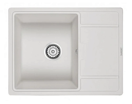 Мойка для кухни Paulmark Weimar 65 см белая - фото 1