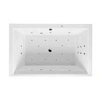 Ванна гидромассажная Excellent Crown Lux Ultra 190 x 120 см, белый/хром, WAEX.CRO19.ULTRA.CR