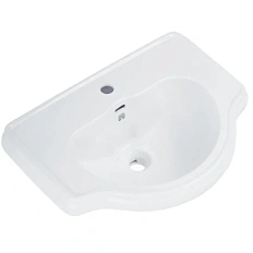 Раковина Migliore Bella 62 см белая керамика