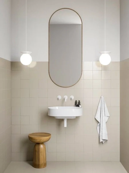 Раковина консоль Ravak Yard XJX01 60 см подвесная (детальная фотография), круглой формы