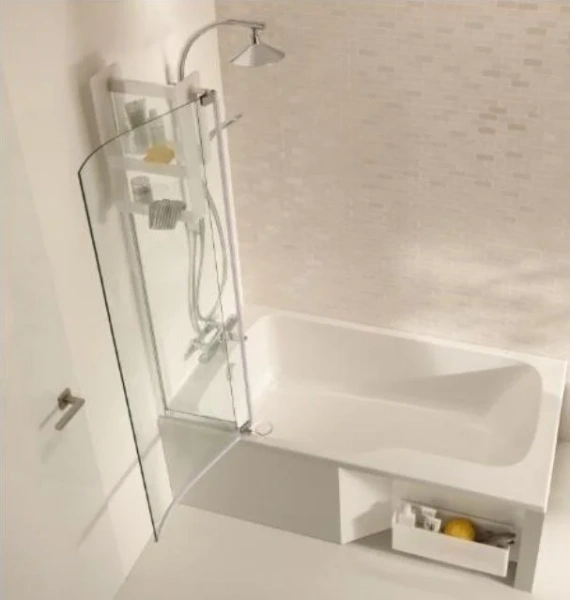 Ванна акриловая Jacob Delafon Bain Douche Malice 170х90 см левая, прямоугольная E6D065L-00 (детальная фотография), акриловые