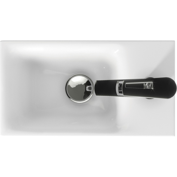 Раковина Cersanit Moduo 40 см белая S-UM-MOD40/1 (детальная фотография), подвесные, пристенные