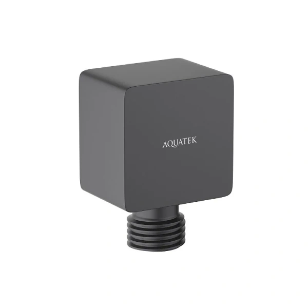 Шланговое подключение Акватек черное AQ2459MB (детальная фотография)
