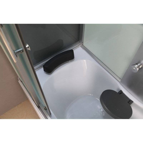 Душевой бокс, задние стенки белые, стекло матовое, Erlit ER 4515TP-C3 ER4515TP-C3 (детальная фотография), с раздвижными дверьми