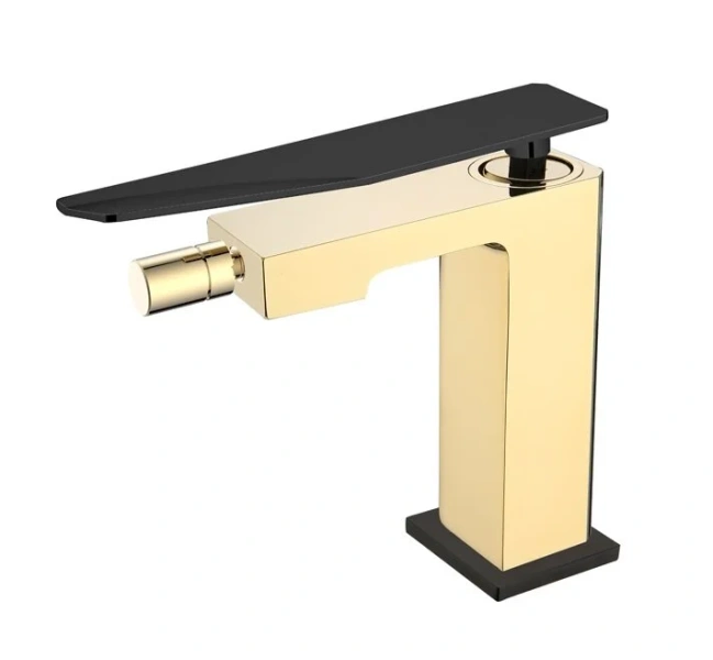 Смеситель для биде Boheme Q золото/черный 146-GB.2 (детальная фотография)