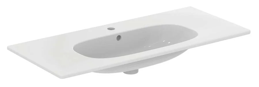 Раковина Ideal Standard Tesi T3508 100 см с отверстием под смеситель (детальная фотография)