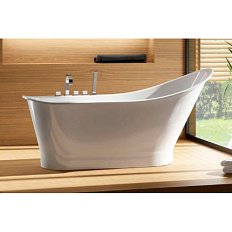 Ванна из литьевого мрамора, цвет белый, Romance Collections Leeds