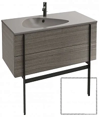 Тумба под раковину подвесная Jacob Delafon Nouvelle Vague 100 см белый блестящий лак