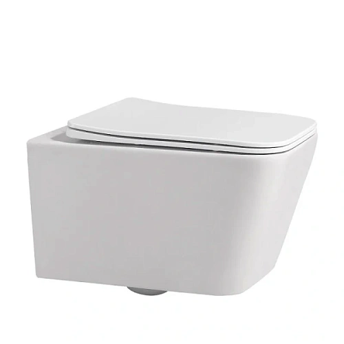 Унитаз подвесной Abber Rechteck белый матовый - фото 3