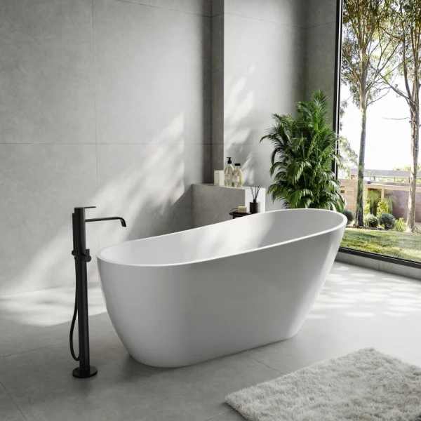 Ванна акриловая Abber AB9501, 170 x 70 см, белая (детальная фотография), 170х70