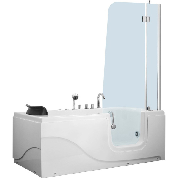 Акриловая ванна правосторонняя пристенная Gemy G9246 B R (детальная фотография)