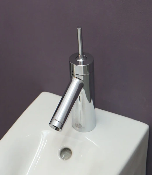 Смеситель для биде Axor Starck 10211000 (детальная фотография), современные, hi-tech