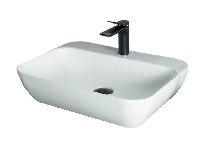 Раковина GID Geometrico N9047 55 см белая 51184 (детальная фотография)