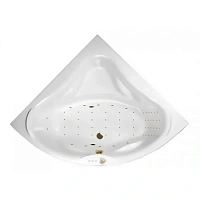 Ванна гидромассажная Excellent Konsul Nano 150 x 150 см, белый/золото, WAEX.KON15.NANO.GL