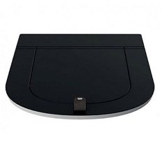 Крышка-сидение с микролифтом Artceram The One черная матовая