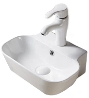 Раковина SantiLine 42 см белая