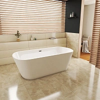 Ванна акриловая Grossman 180x80 см белая