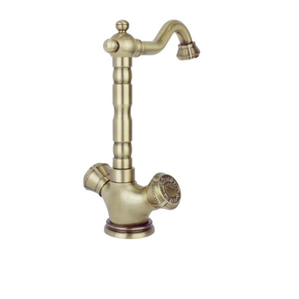 Полотенцедержатель Boheme Palazzo с белым декором розетки 10105 (детальная фотография), золото, комбинированные