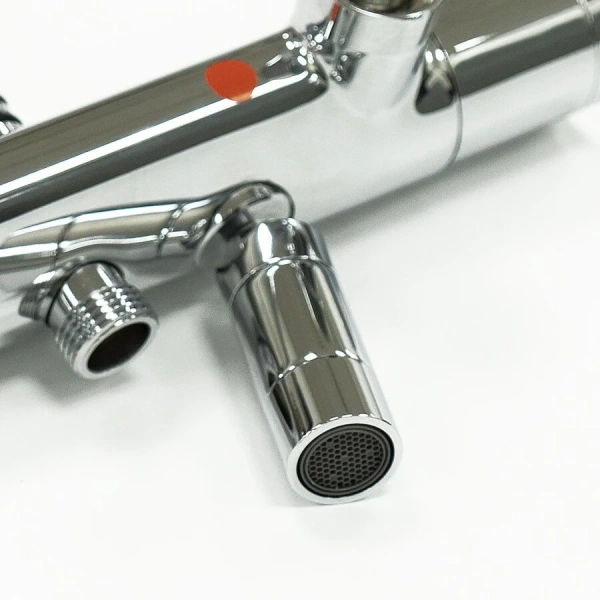 Душевая стойка Lemark Tropic термостатическая LM7010C (детальная фотография), с изливом