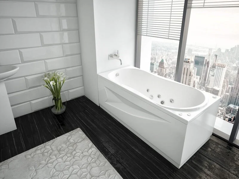 Ванна акриловая Aquatek Афродита AFR170-0000122, 170 x 70 см, белая (детальная фотография), без гидромассажа, недорогие