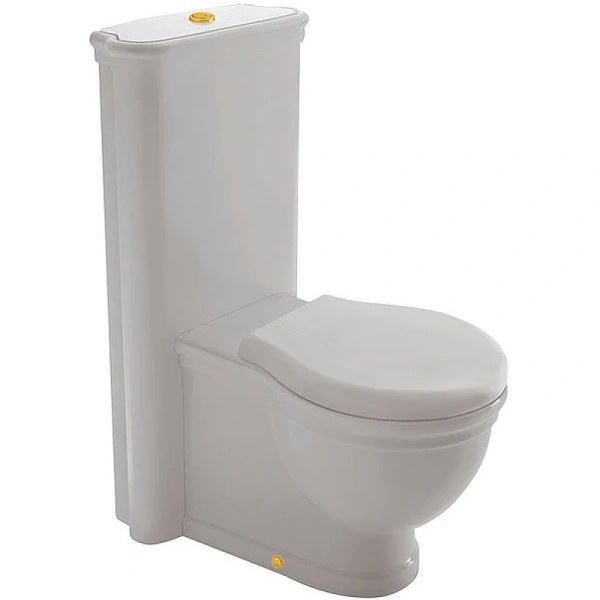 Унитаз напольный Globo Paestum PA025 (детальная фотография), с вертикальным выпуском в пол, с горизонтальным, прямым выпуском, с прямым выпуском