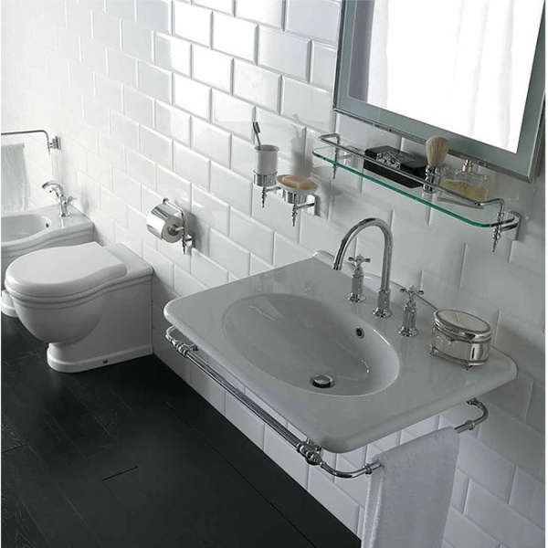 Раковина Globo Paestum PA028 (детальная фотография), подвесные, на пьедестал, пристенные