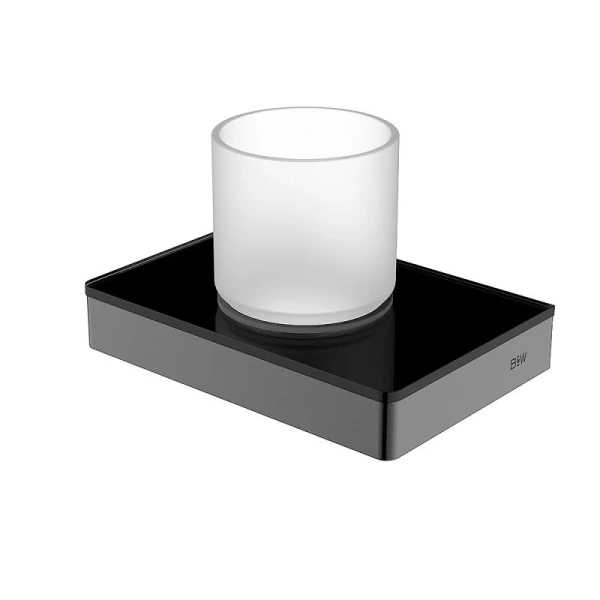Стакан для ванной Black&White Gravity оружейная сталь 9605GM (детальная фотография)