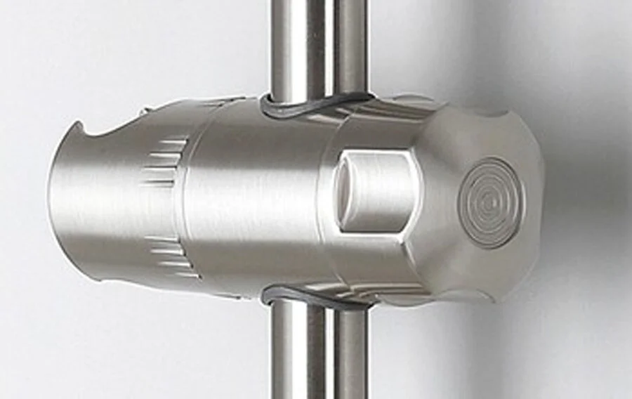 Штанга для душа WasserKRAFT матовый хром A012 (детальная фотография), по запросу