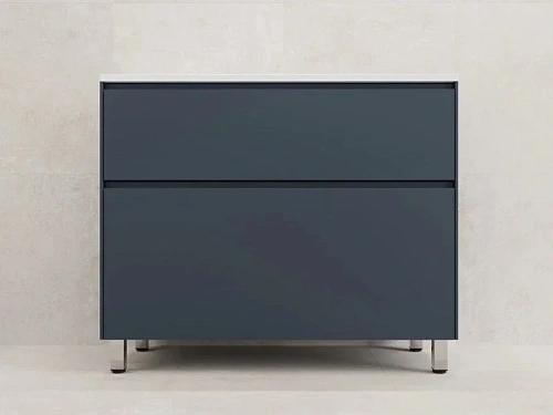 Тумба под раковину напольная Style Line Лима 100 см графит - фото 3