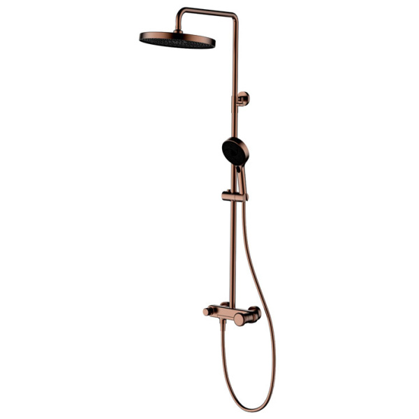 Душевая стойка ALTROBAGNO Ricco 030225 медь матовая ALTROBAGNORicco030225BC (детальная фотография)