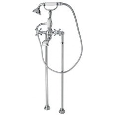 Смеситель для ванны Cezares Golf-VDP напольный с ручным душем