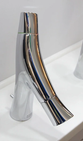 Смеситель для раковины Axor Starck Organic 12014000 (детальная фотография), современные, hi-tech