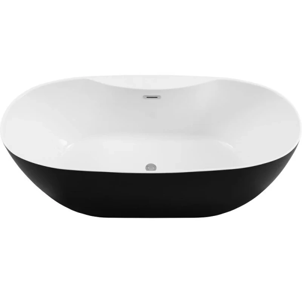 Ванна акриловая Aquanet Family Sweet 155778-GW-MB, 170 x 78 см, цвет черный матовый (детальная фотография), 170х80