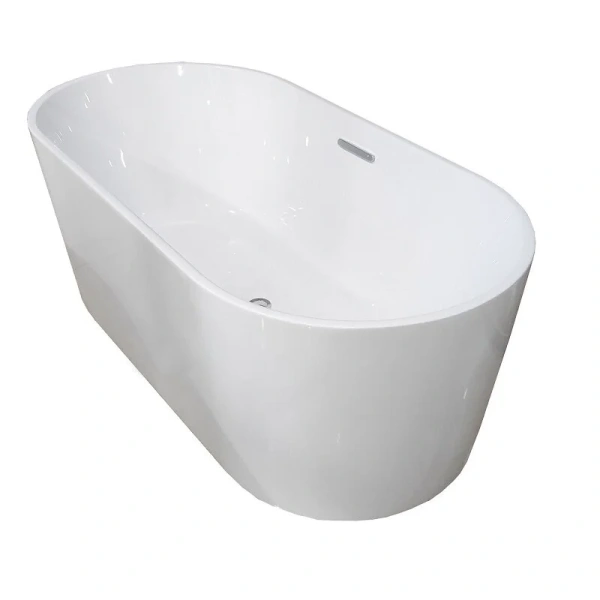 Ванна акриловая Arrow A1702TQU1, 170 x 80 см, с ножками, со сливом-переливом, цвет белый (детальная фотография), 170х80