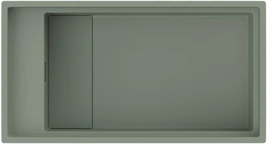 Мойка для кухни Omoikiri Kinaru Pro 86-U/I-WG 86 см wind green 4993202 (детальная фотография)